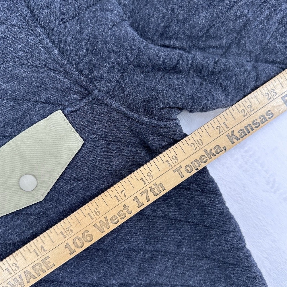 Patagonia Organic Cotton Quilt Snap-T Pullover Men's Size Small Deep Gray Black - Picture 7 of 8